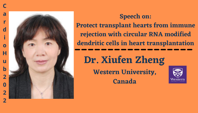 Dr. Xiufen Zheng | Speaker | Cardio Hub 2022
